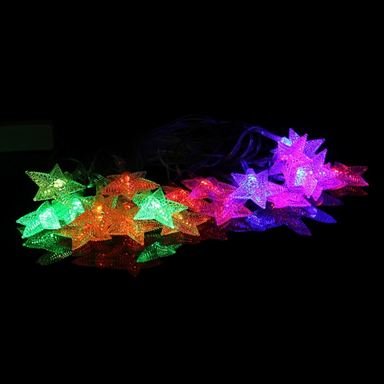 4m Stars Water Resistant Colorful Light Modeling String Light, 20 LEDs Without End Joint and Controller, AC 110-240V