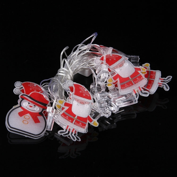 4m Santa Claus Water Resistant Colorful Light Modeling String Light, 20 LEDs Without End Joint and Controller, 12V-240V