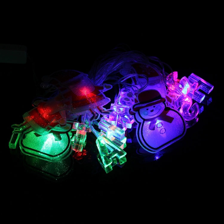 4m Santa Claus Water Resistant Colorful Light Modeling String Light, 20 LEDs Without End Joint and Controller, 12V-240V