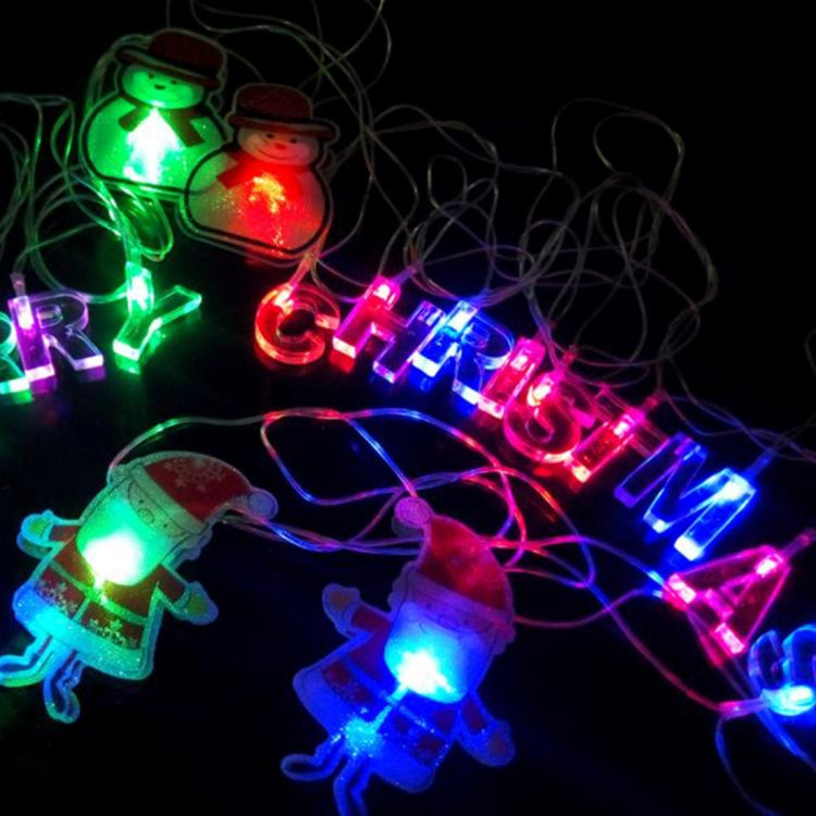 4m Santa Claus Water Resistant Colorful Light Modeling String Light, 20 LEDs Without End Joint and Controller, 12V-240V