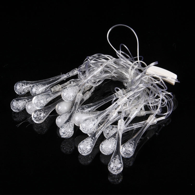 4m Small Water Drops Water Resistant Colorful Light Modeling String Light, 20 LED Without End Joint and Controller, 12V-240V