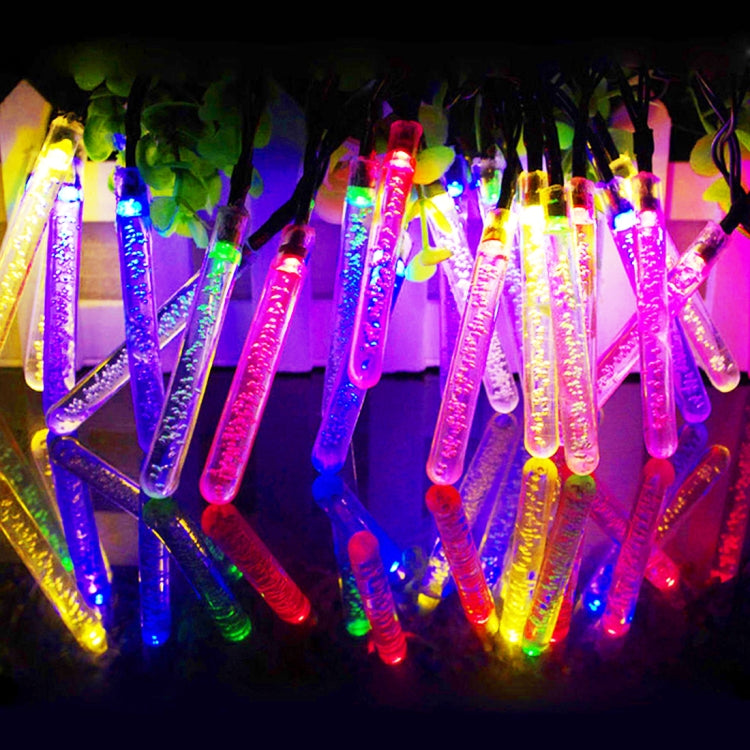 4m Small Water Column Water Resistant Colorful Light Modeling String Light, 20 LEDs Without End Joint and Controller, AC 110-240V