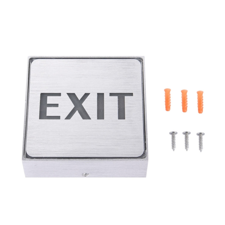 EXIT LED Sign Indicator Light, Size: 11x11x3.5cm(Green)