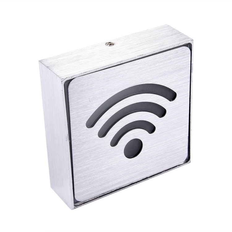 WIFI LED Sign Indicator Light, Size: 11x11x3.5cm(Blue)