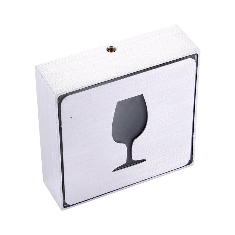 RED WINE LED Sign Indicator Light, Size: 11x11x3.5cm(Red)