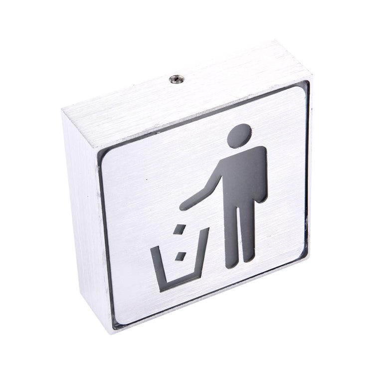 Bin LED Sign Indicator Light, Size: 11x11x3.5cm(Green)