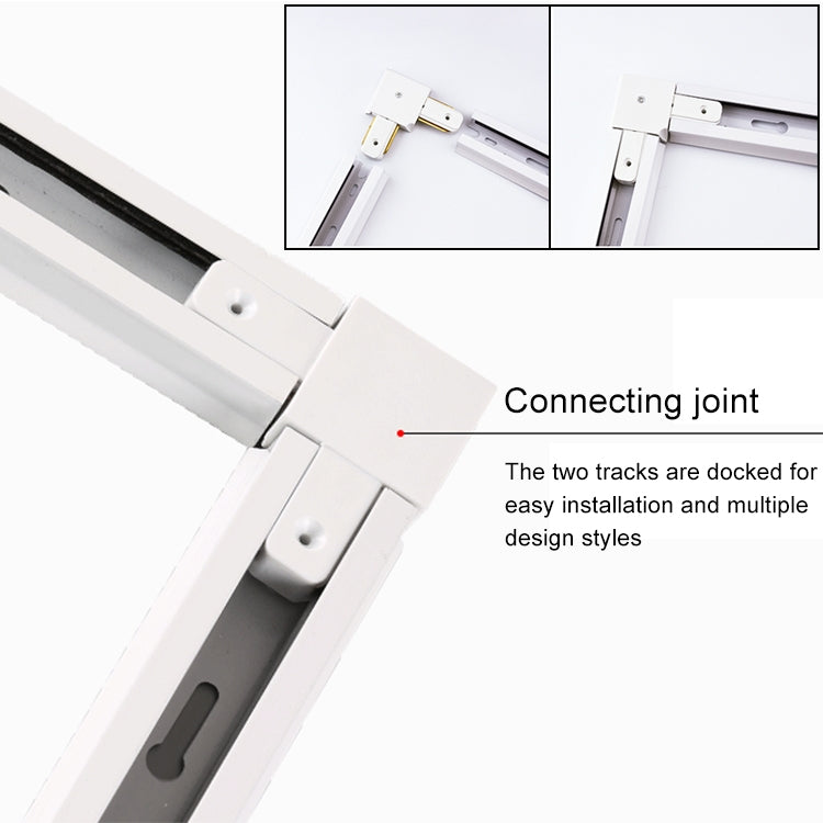 L Type LED Track Lighting Rail Joints Connector Track Bar Accessories