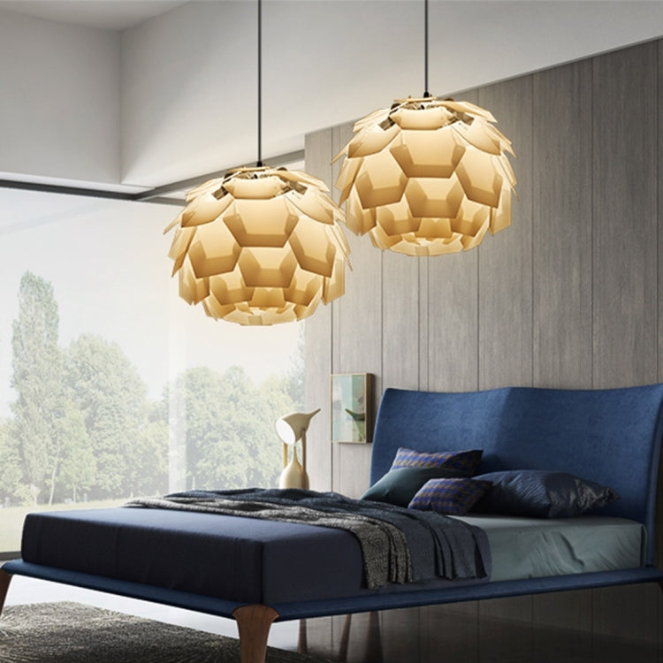 LAMPZ00E A-04 E14 / E27 Concise Style Creative PP DIY Lamp Shade, Not Included Light Bulb, Cable and Lamp Base(White)