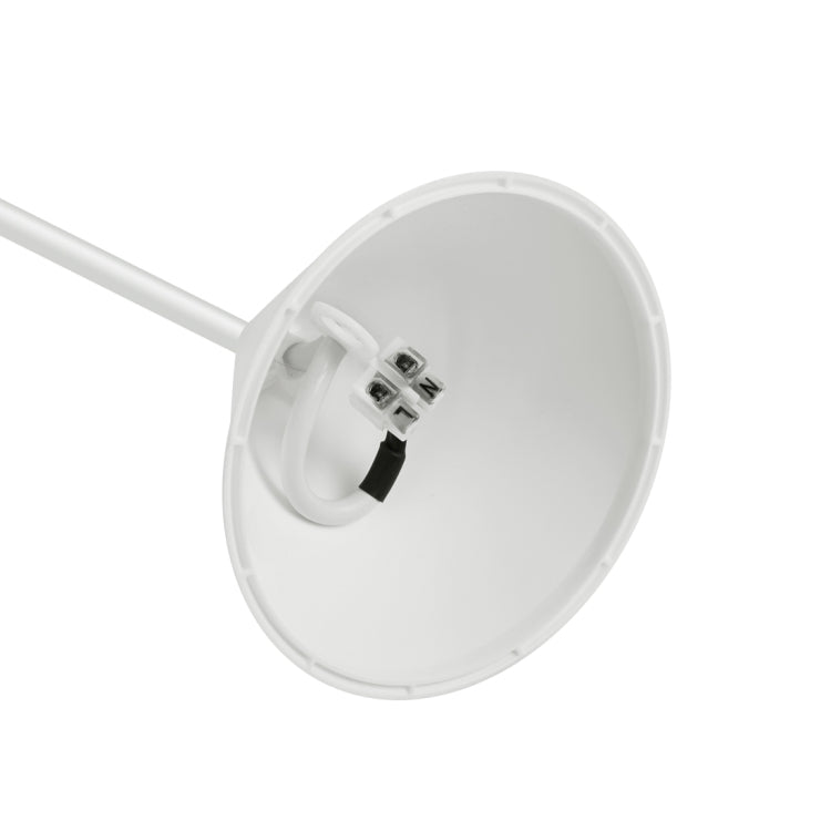 LAMPZ00E S11-01 E27 Screw Bulb Base Lamp Bulb Holder with 1m Electric Wire, Not Included Light Bulb, AC 220V, VDE Certificated(White)
