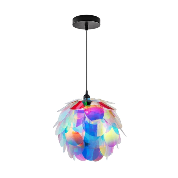 LAMPZ00E A-10 E14 / E27 Concise Style Pine Cone Shaped PP Colorful DIY Lamp Shade, Not Included Light Bulb, Cable and Lamp Base