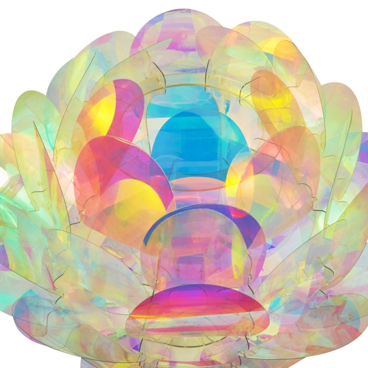 LAMPZ00E A-10 E14 / E27 Concise Style Pine Cone Shaped PP Colorful DIY Lamp Shade, Not Included Light Bulb, Cable and Lamp Base