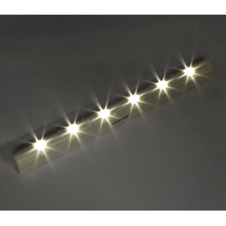 0.6W 80LM Vibration Sensor LED Light, LAMPZ00E CL-G03 6 LEDs (White Light)