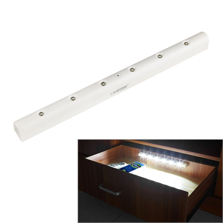 0.6W 80LM Vibration Sensor LED Light, LAMPZ00E CL-G03 6 LEDs (White Light)
