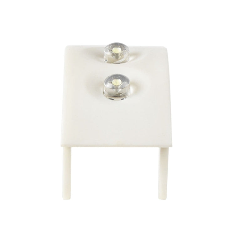 4 PCS 0.2W 15LM Vibration Sensor Corner LED Light, LAMPZ00E CL-G04 2 LEDs (White Light)