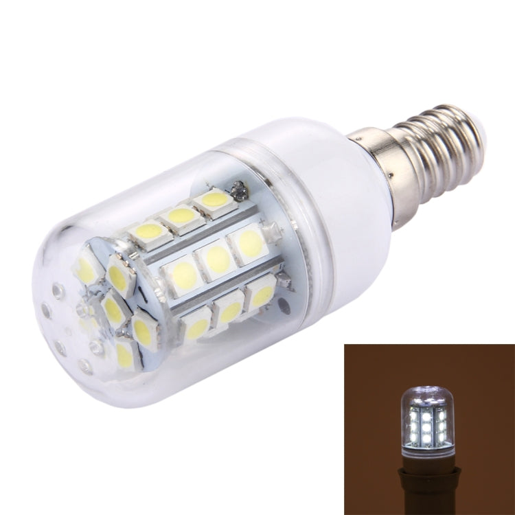 E14 2.5W Corn Light Bulb, 27 LEDs SMD 5050, AC 110V