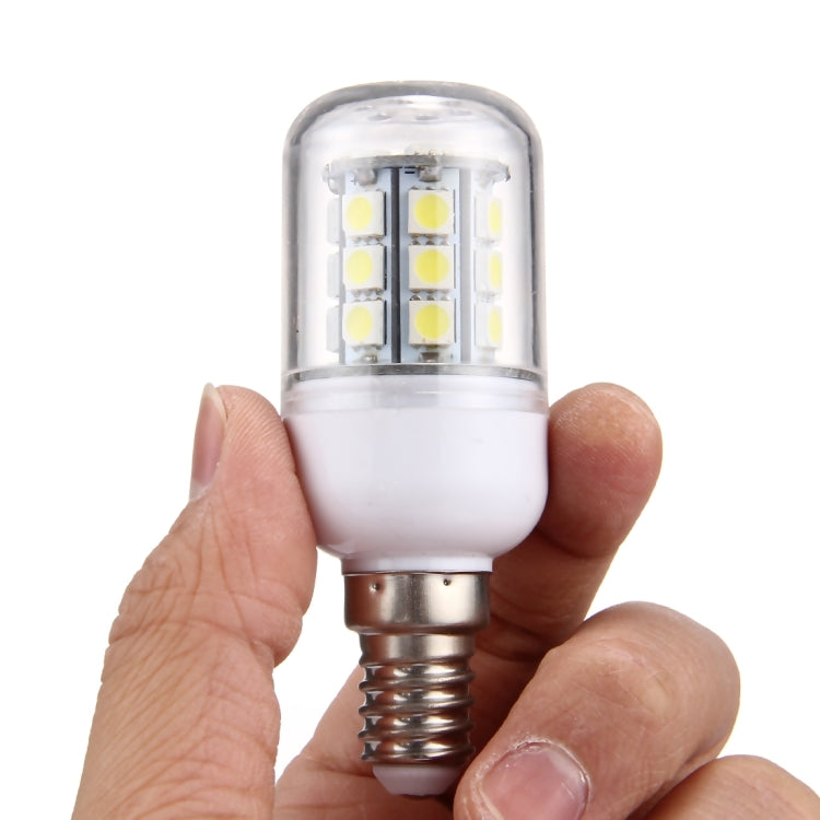 E14 2.5W Corn Light Bulb, 27 LEDs SMD 5050, AC 110V