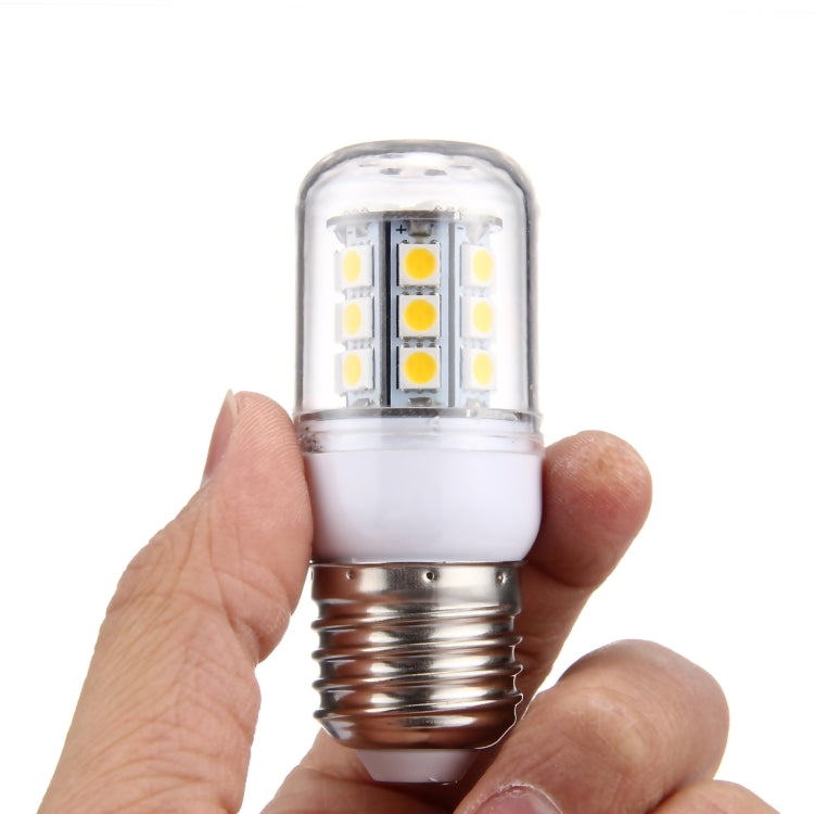 E27 2.5W Corn Light Bulb, 27 LEDs SMD 5050, AC 110V