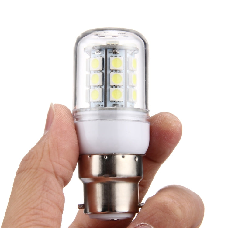 B22 2.5W Corn Light Bulb, 27 LEDs SMD 5050, AC 110V