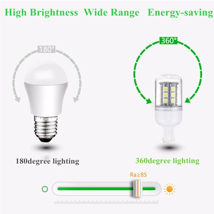 G9 3W Corn Light Bulb, 30 LEDs SMD 5050, AC 220V