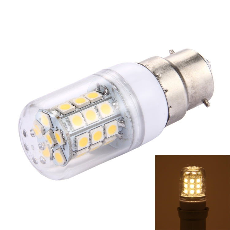 B22 3W Corn Light Bulb, 30 LEDs SMD 5050, AC 220V