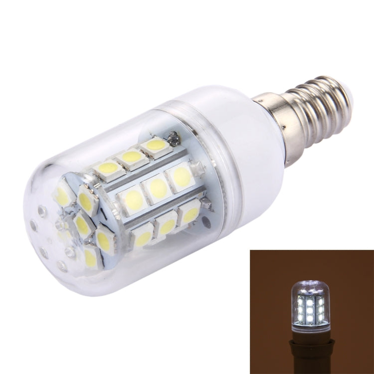 E14 2.5W Corn Light Bulb, 27 LEDs SMD 5050, AC 220V