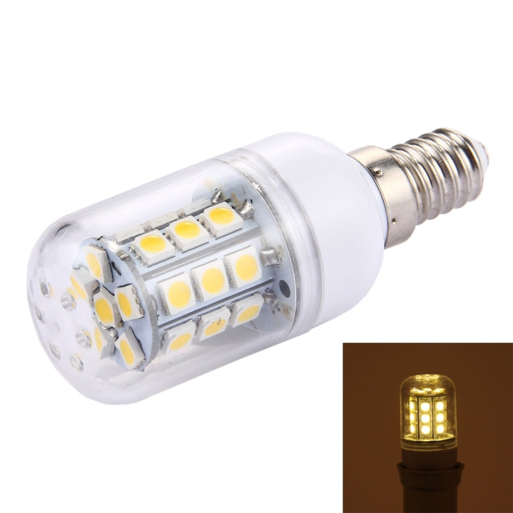 E14 2.5W Corn Light Bulb, 27 LEDs SMD 5050, AC 220V