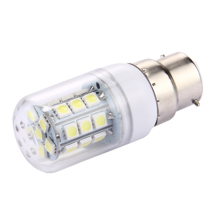 B22 2.5W Corn Light Bulb, 27 LEDs SMD 5050, AC 220V