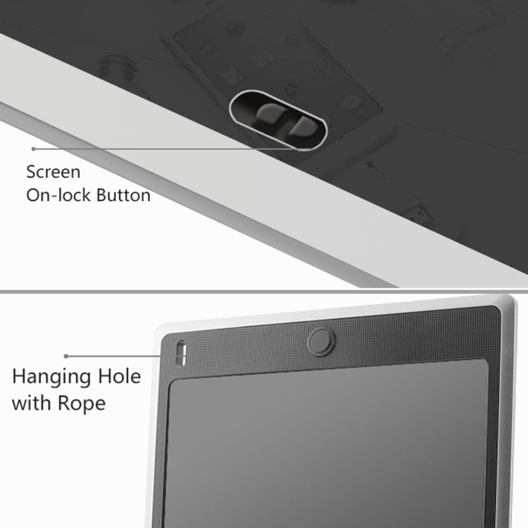 CHUYI 10 inch LCD Writing Tablet Electronic Graphic Board E Writer Paperless Digital Drawing Notepad for Home Office Writing Drawing