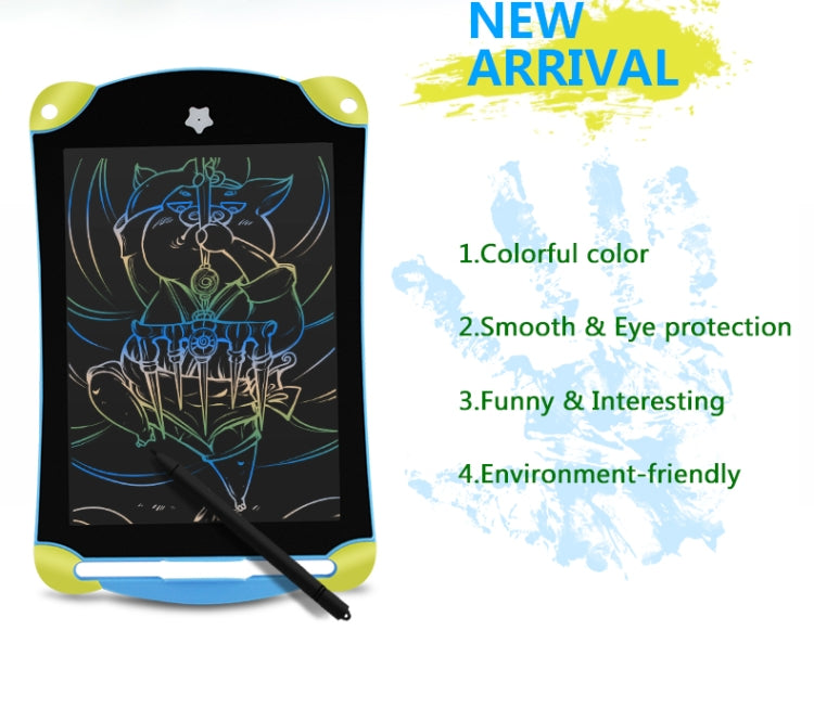 CHUYI 8.5 inch Colorful LCD Writing Tablet Kids Electronic Graphic Board E Writer Paperless Digital Drawing Notepad for Home Office Writing Drawing
