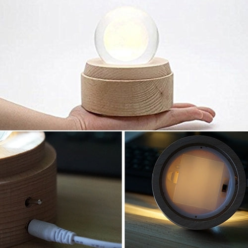 3D Word Engraving Crystal Ball Music Box