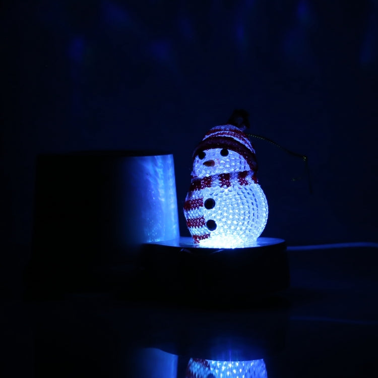 K910 LED Christmas Snowman Decor Projection Lamp(White)
