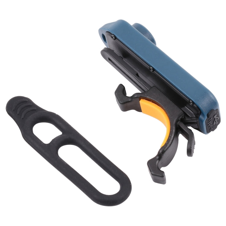 W-014 6 Lamp Beads USB-C / Type-C Rechargeable Red and Blue Warning Bicycle Tail Light