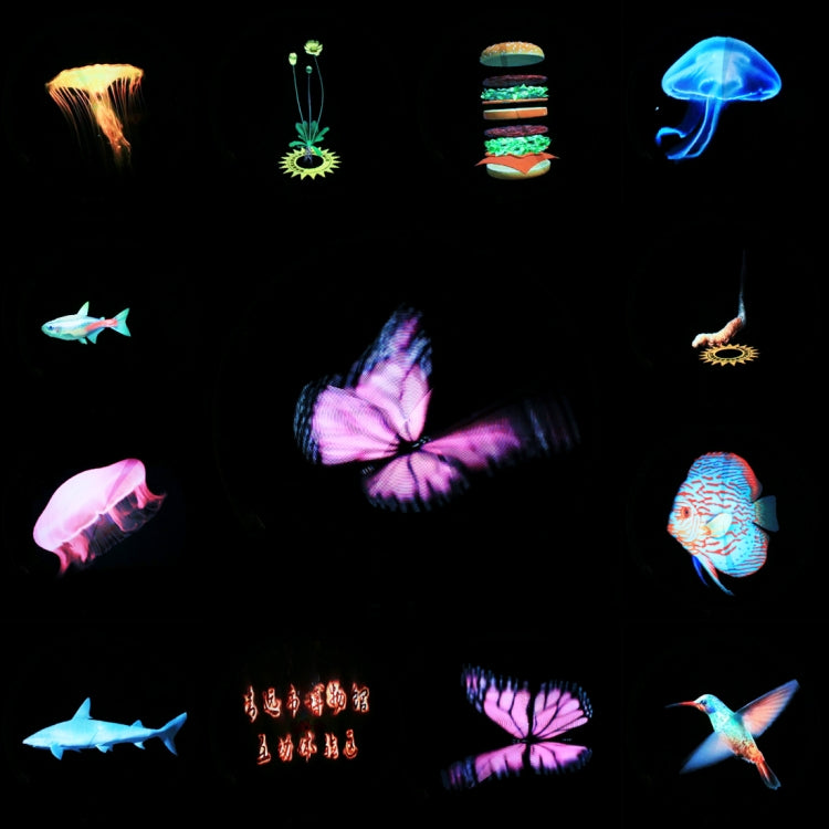 3D Hologram LED Fan Display Billboard with Shell, WiFi App Control, Display Resolution: 512 x 512 Pixels
