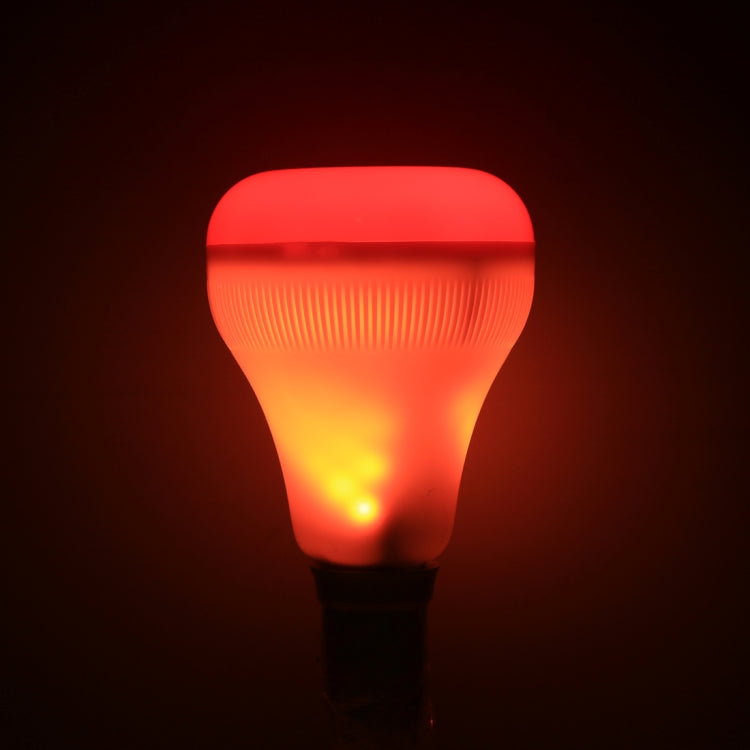 E27 18W Color Changing Smart Bluetooth Speaker LED Flame Bulb Night Light , with Remote Control for Home, Bar, KTV, Park, Plaza, AC 100-240V