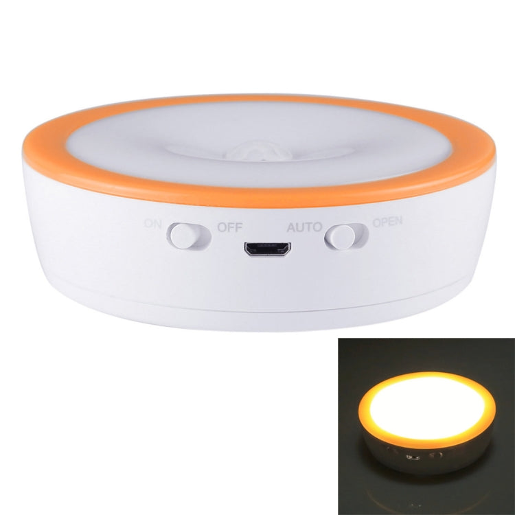 R10 USB Charging LED PIR Sensor Night Light , 4000K Emergency Light Cabinet Lamp, Sensor Distance: about 3m, DC 4.5V