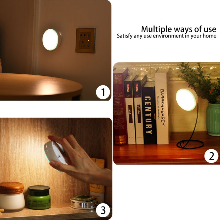 R10 USB Charging LED PIR Sensor Night Light , 4000K Emergency Light Cabinet Lamp, Sensor Distance: about 3m, DC 4.5V