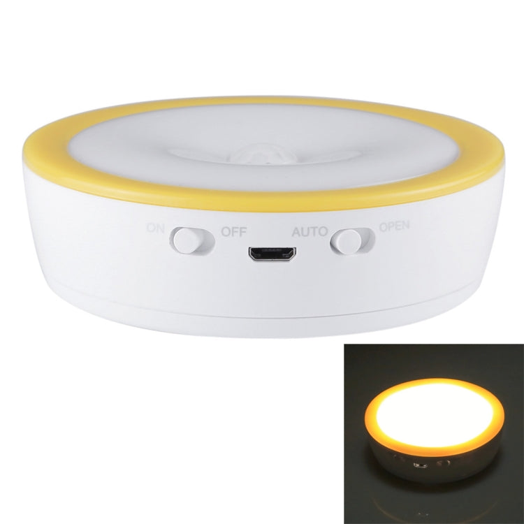 R10 USB Charging LED PIR Sensor Night Light , 4000K Emergency Light Cabinet Lamp, Sensor Distance: about 3m, DC 4.5V