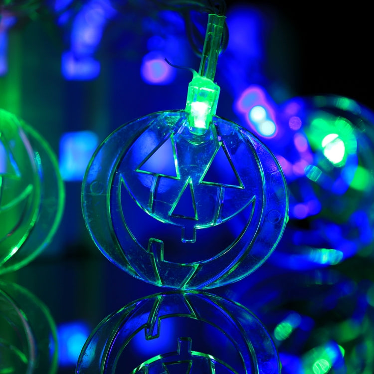4m White Pumpkin Water Resistant RGB Modeling String Light, 20 LEDs Without End Joint and Controller, AC 110V-220V(Colorful Light)