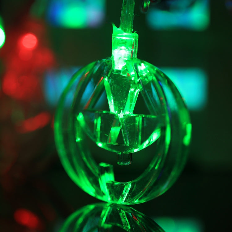 4m White Pumpkin Water Resistant RGB Modeling String Light, 20 LEDs Without End Joint and Controller, AC 110V-220V(Colorful Light)
