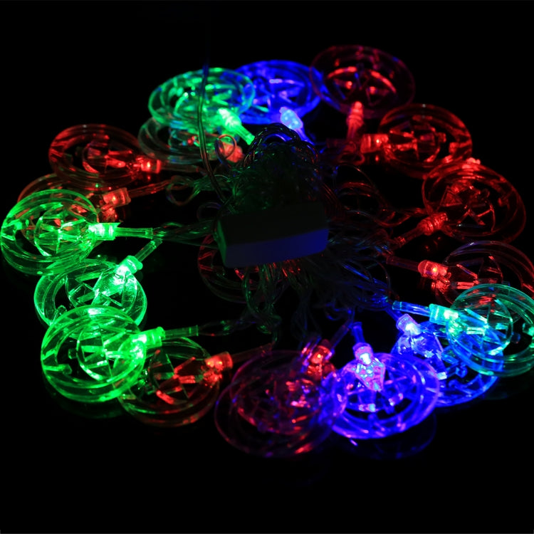 4m White Pumpkin Water Resistant RGB Modeling String Light, 20 LEDs Without End Joint and Controller, AC 110V-220V(Colorful Light)