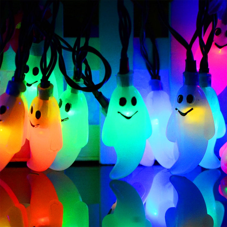 4m White Ghost Water Resistant RGB Modeling String Light, 20 LEDs Without End Joint and Controller, AC 110V-220V(Colorful Light)