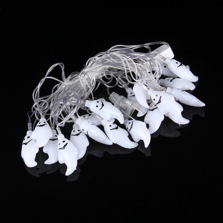 4m White Ghost Water Resistant RGB Modeling String Light, 20 LEDs Without End Joint and Controller, AC 110V-220V(Colorful Light)