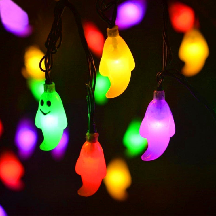 4m White Ghost Water Resistant RGB Modeling String Light, 20 LEDs Without End Joint and Controller, AC 110V-220V(Colorful Light)