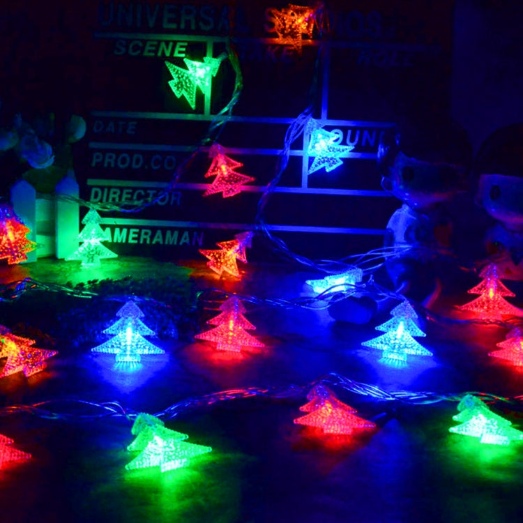 4m Water Resistant RGB Modeling String Lights, 20 LEDs Christmas Tree Without End Joint and Controller, AC 110V-220V(Colorful Light)