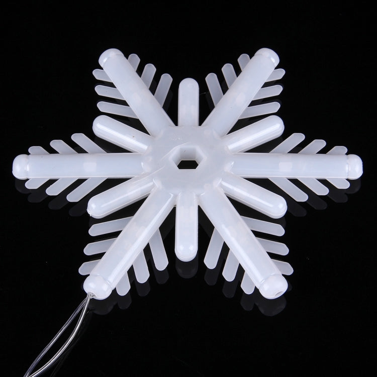 2.5m Water Resistant  Modeling String Lights , 5 LEDs Milky White Little Snowflake Without End Joint and Controller, EU Plug, AC 220V(White Light)