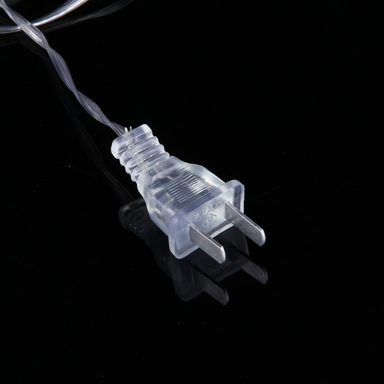 4m Water Resistant  RGB Modeling String Light, 20 LEDs White Petals Optical Fiber Without End Joint and Controller, AC 110V-220V(Colorful Light)