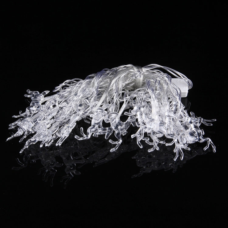 4m Water Resistant RGB Modeling String Lights, 20 LEDs Christmas Deer Without End Joint and Controller, AC 110V-220V(Colorful Light)