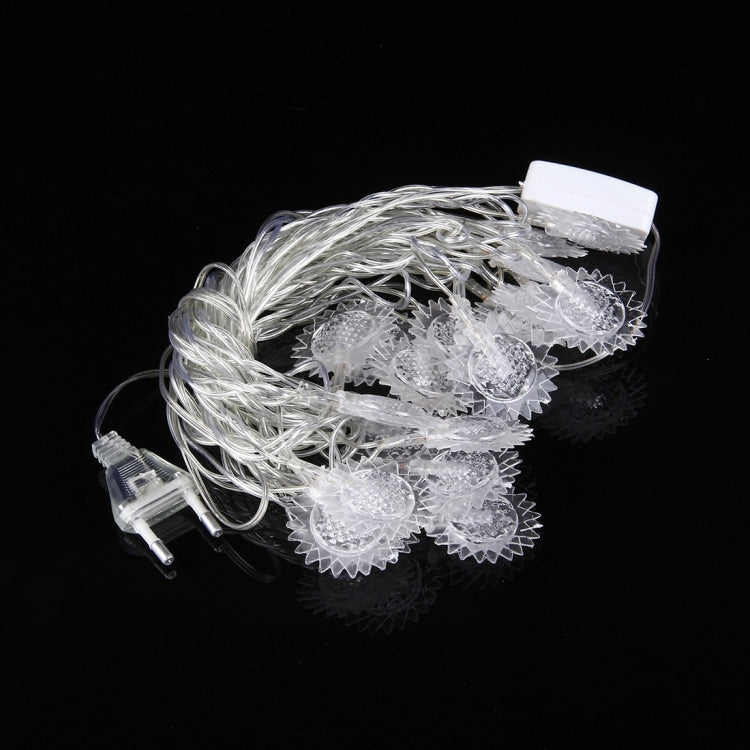 4m Water Resistant RGB Modeling String Light, 20 LEDs Sunflower Without End Joint and Controller, AC 110V-220V(Colorful Light)