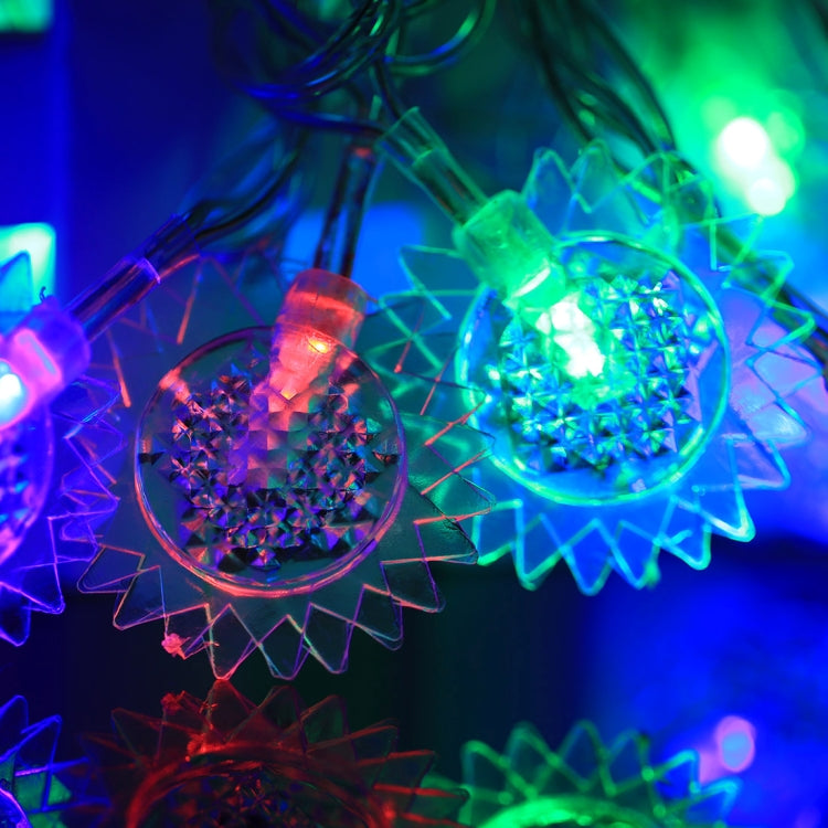 4m Water Resistant RGB Modeling String Light, 20 LEDs Sunflower Without End Joint and Controller, AC 110V-220V(Colorful Light)
