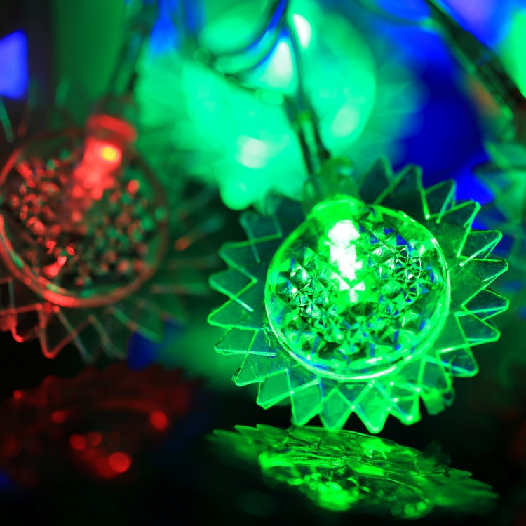 4m Water Resistant RGB Modeling String Light, 20 LEDs Sunflower Without End Joint and Controller, AC 110V-220V(Colorful Light)
